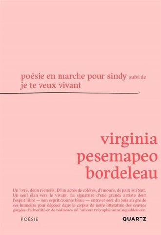 Poésie en marche pour Sindy suivi de Je te veux vivant N.éd.